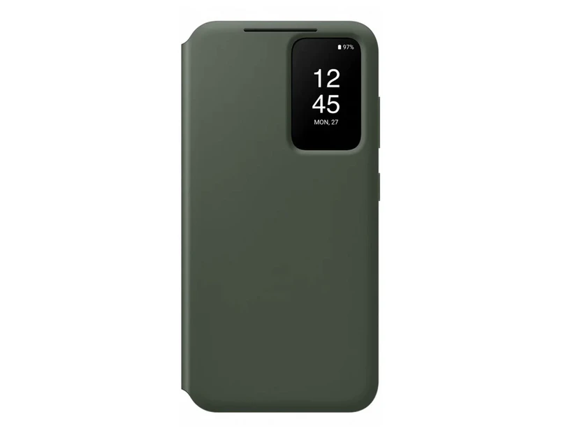 Samsung Clear View Wallet Case for Galaxy S23+ (S23Plus) - Khaki Green