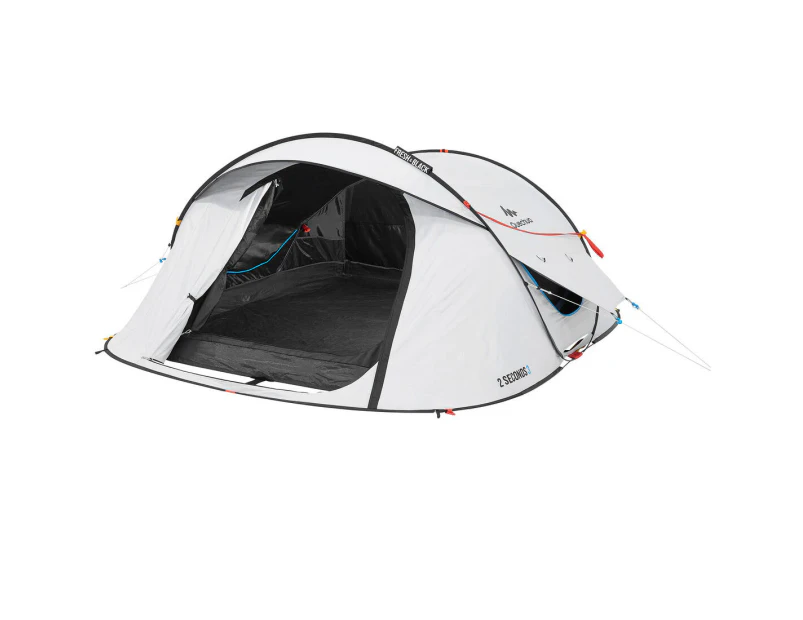 DECATHLON QUECHUA 3-Person - Pop Up Camping Tent - 2 Seconds Fresh & Black