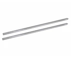 HEATSTRIP Extension Mounting Pole Set - Silver Grey - 300 mm