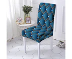 Elastic 3D Print Chair Cover Geometric Spandex Chair Slipcover Strech Kitchen Stools Seat Covers Home Hotel Banquet Decoration- Color10