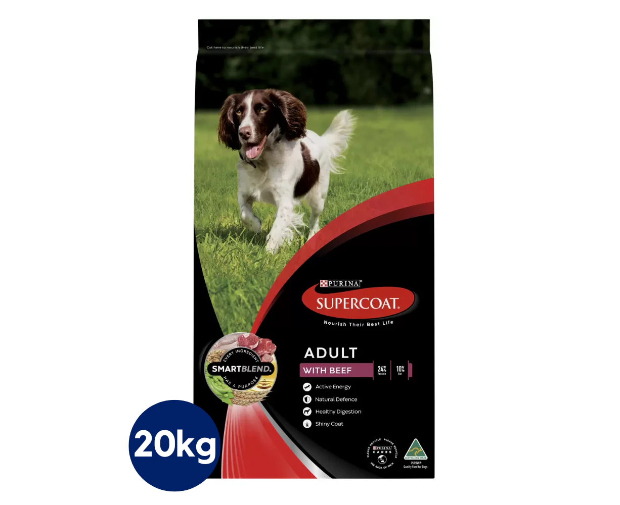 12kg supercoat best sale dog food