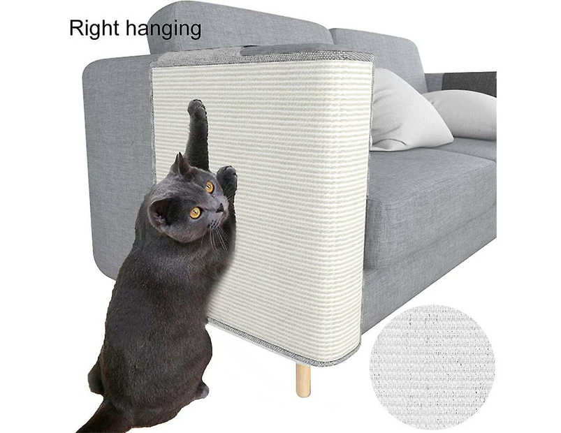 Couch Protector - Natural Sisal Furniture Protection From Cats - Corner Cat Scratcher Couch For Bed,chair,sofa - Easy Installation