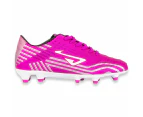 NOMIS Prodigy FG Football Boots - Magenta/Silver/White - Youth - Kids