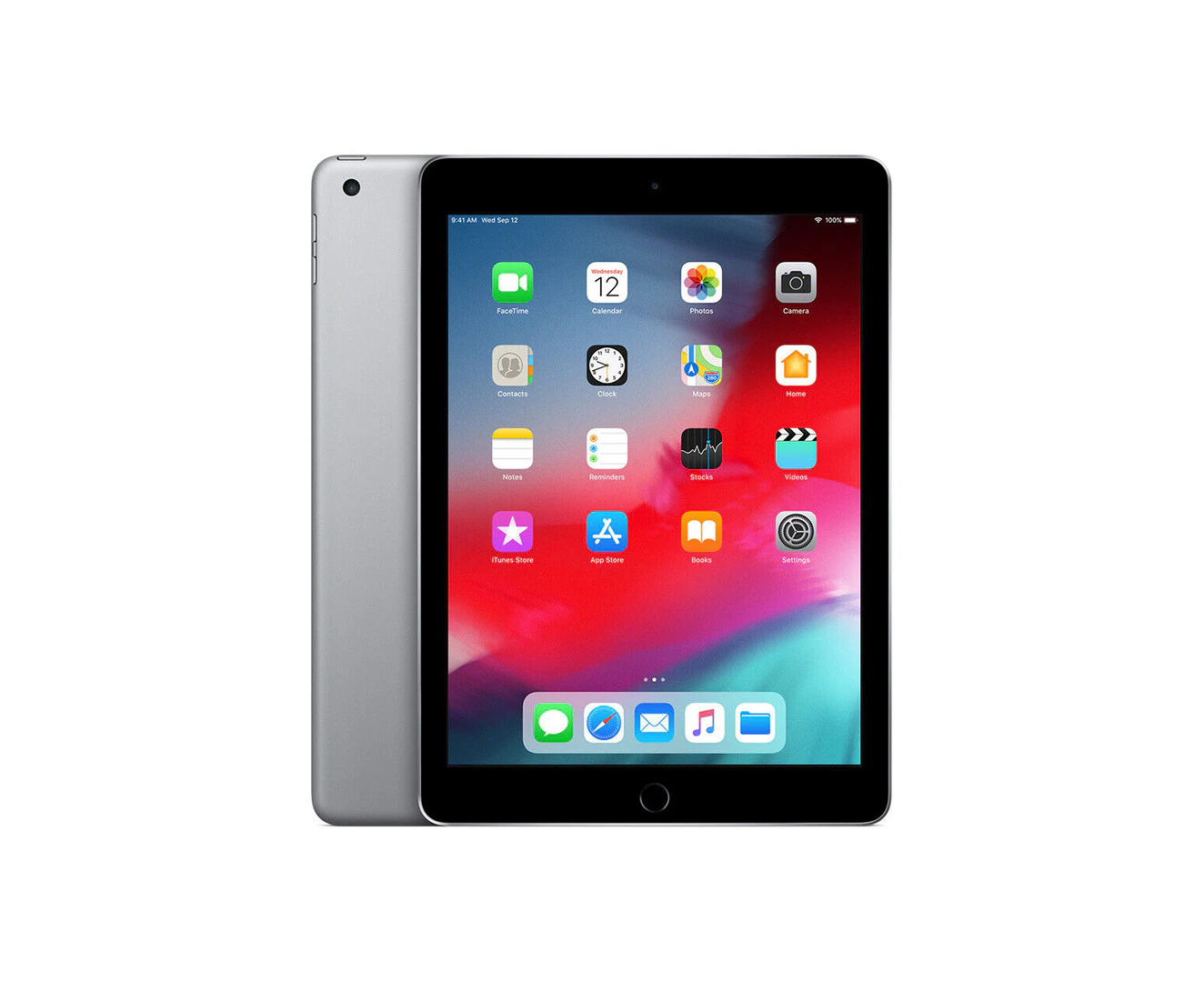 Apple iPad 6th Gen Wifi (32GB 128GB) - 32 GB, Excellent Condition, Black - Refurbished Grade A