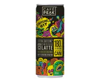 6pc Cafe Peak Canned Latte Flavoured Extra Caffeine Iced Coffee Drink 240ml