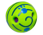 Cushy Pets 15cm Outdoor/Indoor Vinyl Giggle Sound Dog/Pet Toy Playing Ball Green