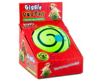 Cushy Pets 15cm Outdoor/Indoor Vinyl Giggle Sound Dog/Pet Toy Playing Ball Green