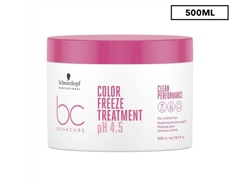Schwarzkopf BC Bonacure Clean Performance pH 4.5 Colour Freeze Hair Treatment 500mL