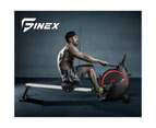 Finex Rowing Machine Rower Magnetic Resistance Fitness Home Gym Cardio 16-Level