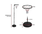 Netball Ring with Stand Portable Pole Height Adjustable