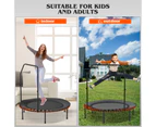 40" Mini Trampoline Rebounder Home Gym Workout Fitness Orange