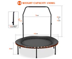 40" Mini Trampoline Rebounder Home Gym Workout Fitness Orange