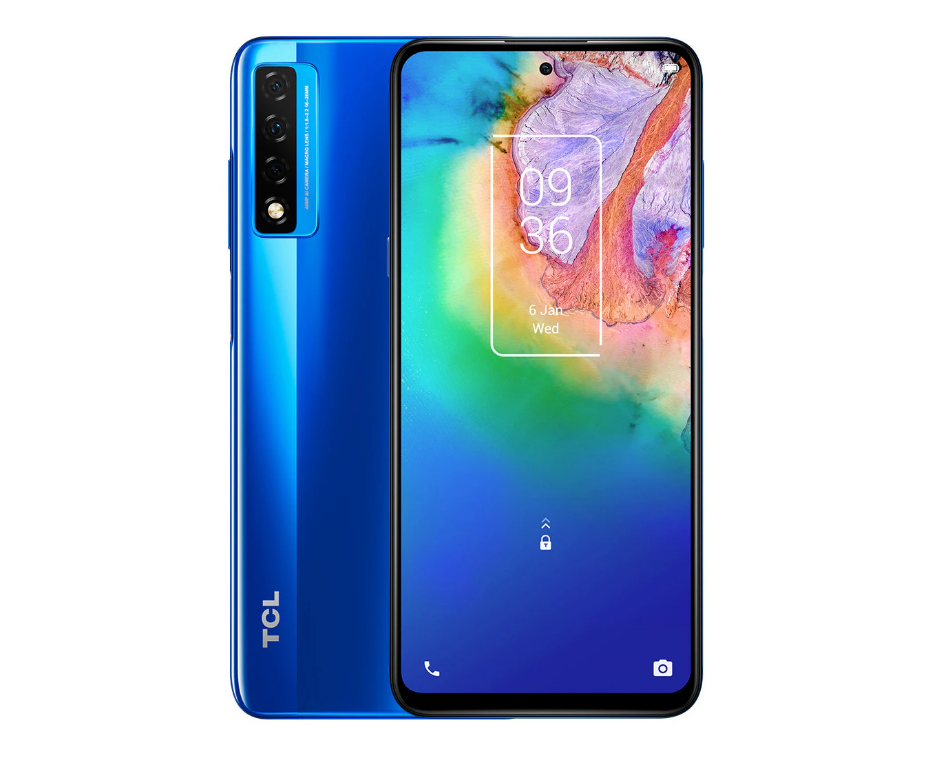 TCL 20 5G (Dual Sim, 128GB/6GB, 6.67'') - Blue