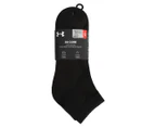 Under Armour Men's UA Core Low Cut Socks 3-Pack - Black/White