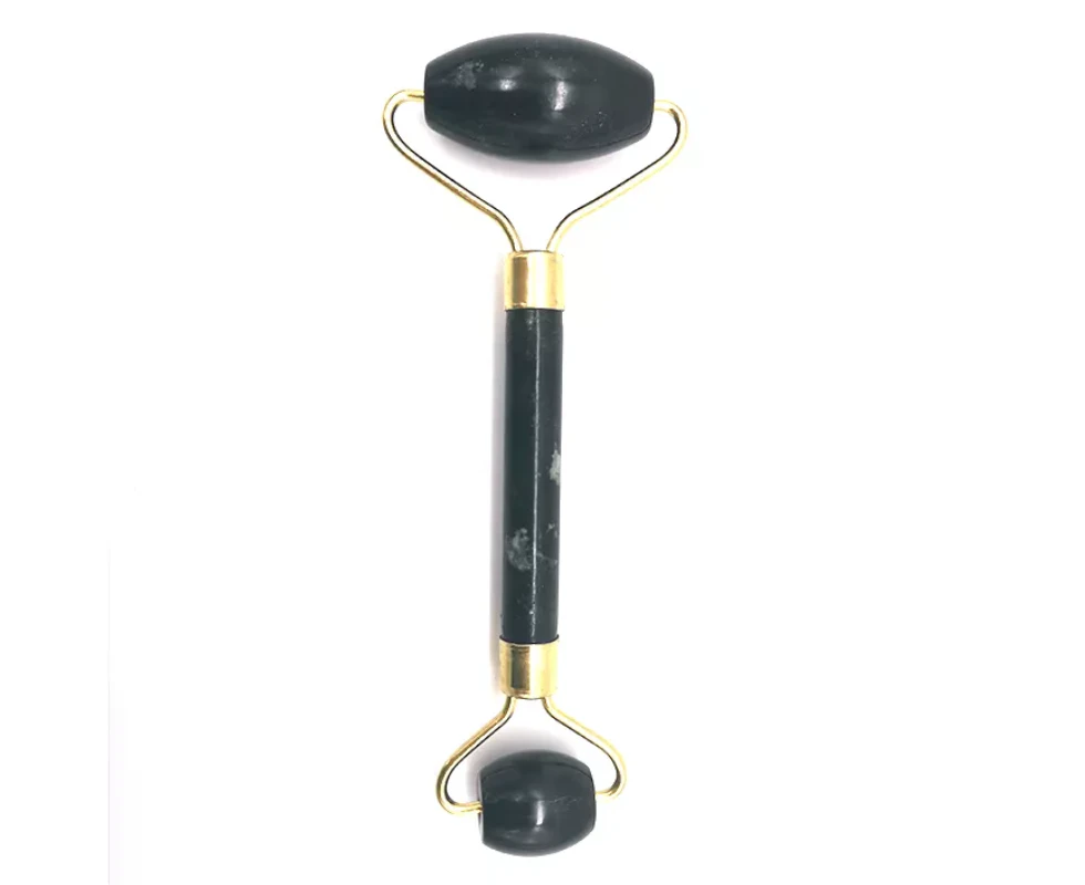 Black Jade Stone Face Massage Roller