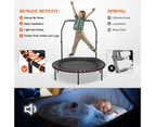 ADVWIN 48" Mini Trampoline Fitness Rebounder for Adults and Kids Indoor Outdoor Max Load 150kg