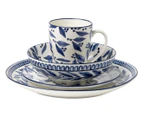 Casa Domani 16-Piece Leccino Dinner Set - Blue/White