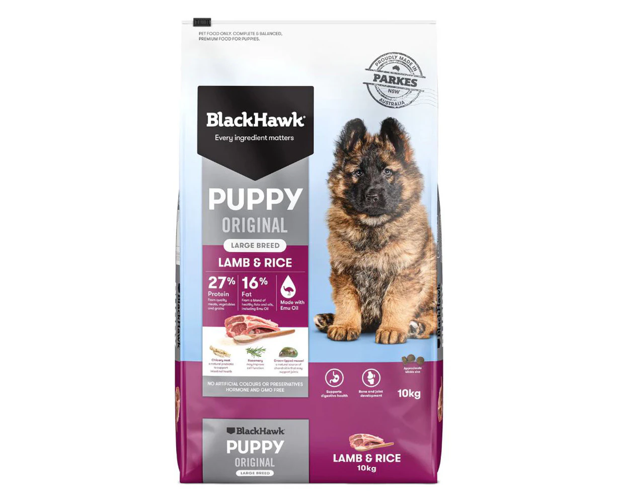 Black Hawk Original Lamb & Rice Puppy Dry Dog Food for Large Breeds - 10kg