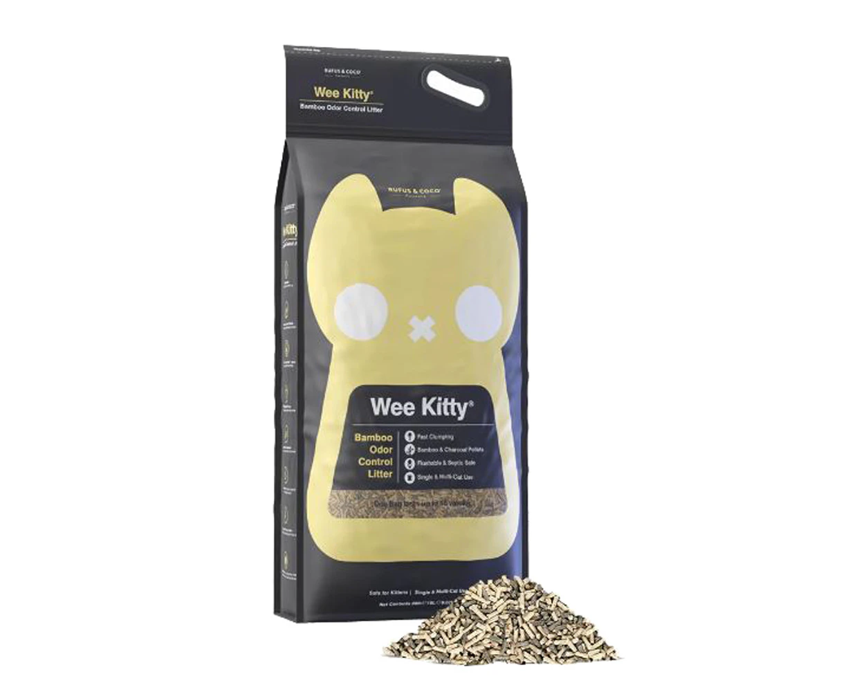 Rufus & Coco Wee Kitty Bamboo Odor Control Pet Cat Litter 9kg