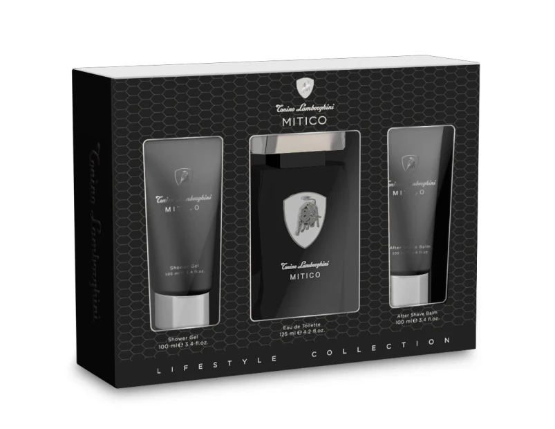 Tonino Lamborghini Mitico 3 Piece 125ml Eau de Toilette