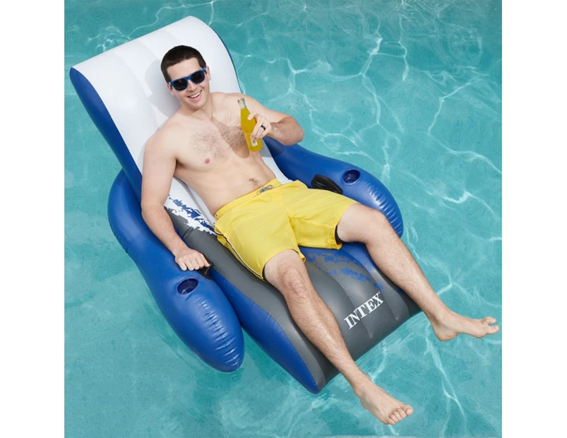 Intex Inflatable Pool Chair Floating Lounge Pool Beach Recliner Float