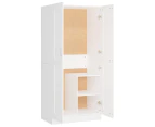 vidaXL Wardrobe White 82.5x51.5x180 cm Engineered Wood