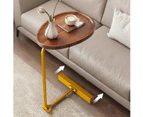 Bedside Sofa Side End Table Coffee Couch Tray Shaped Stand