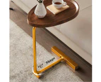 Bedside Sofa Side End Table Coffee Couch Tray Shaped Stand