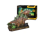 62pc National Geographic Stegosaurus Dinosaur 3D Puzzle Kids Activity Toy 8+