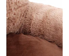 Bear Paws Warm Pet Bed - Brown