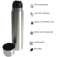 Coffee Thermos, Large Insulated Water Bottle For Tea And Cold Drinks, Stainless Steel Vacuum Sealed, Suitable For Work And Travel (750Ml).