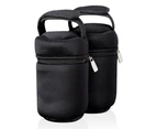 Insulated Baby Bottle Bags (2 Pack) - Travel Carrier, Holder, Tote, Portable Breastmilk Storage