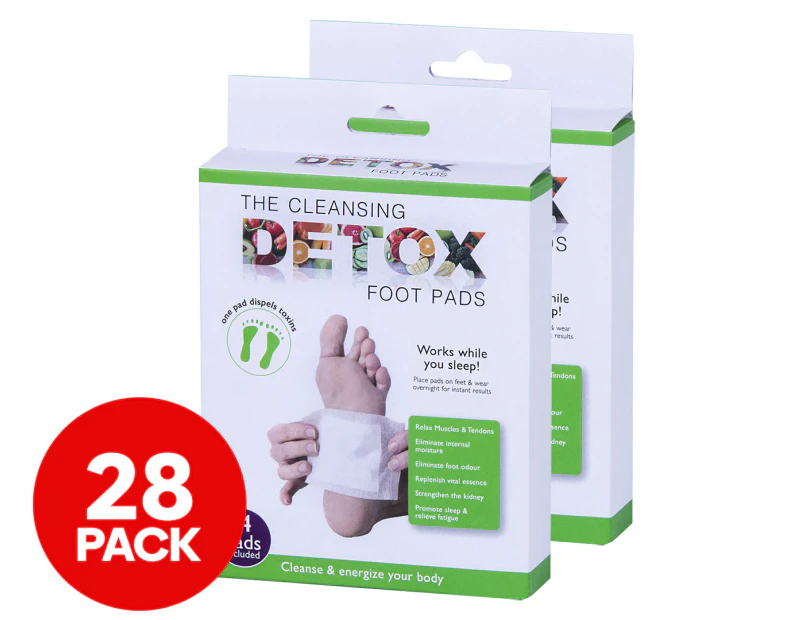2 x 14pk The Cleansing Detox Foot Pads