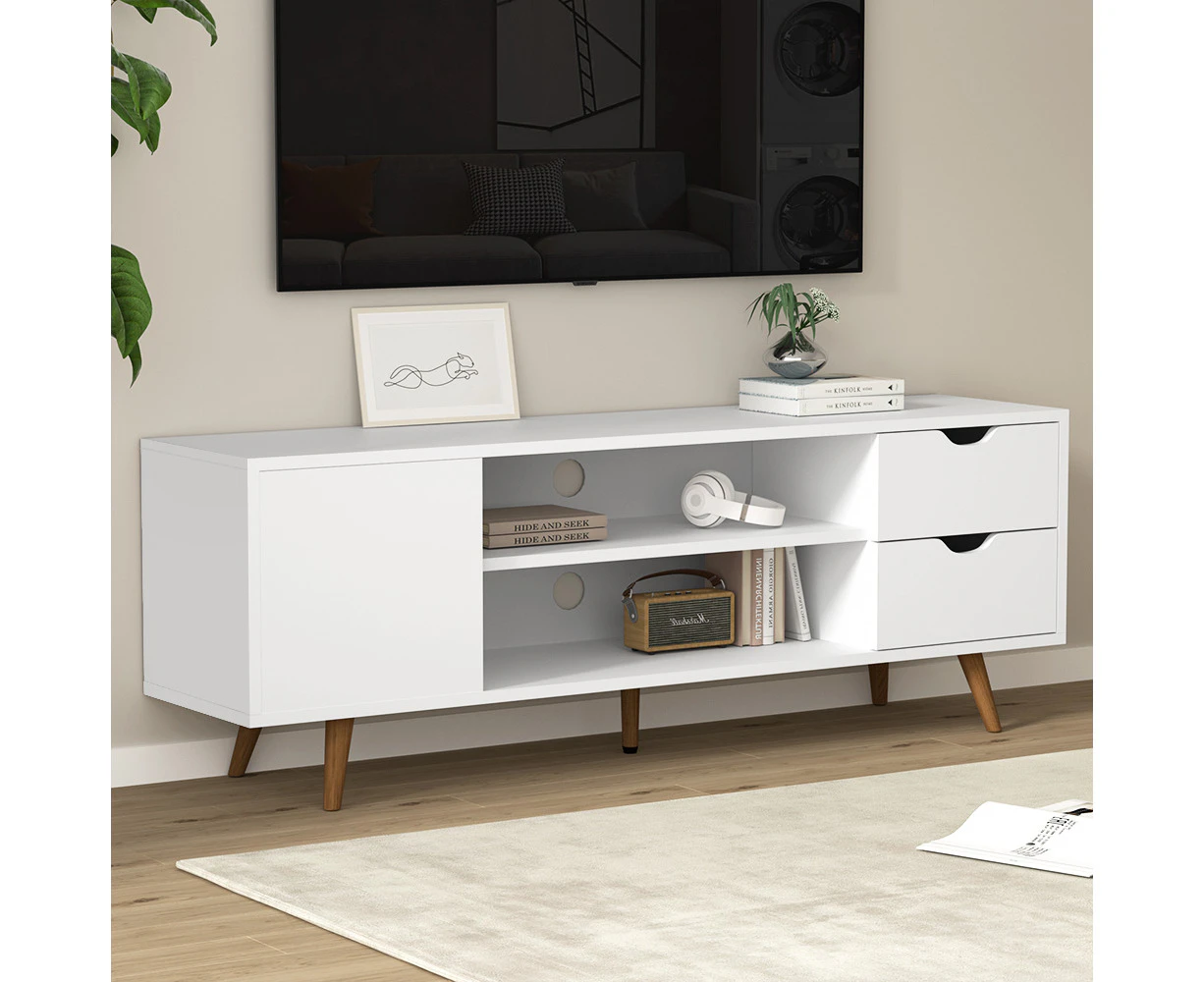 Artiss TV Cabinet Entertainment Unit 120cm White Larin