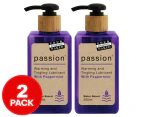 2 x Four Seasons Passion Lubricant Peppermint 200mL