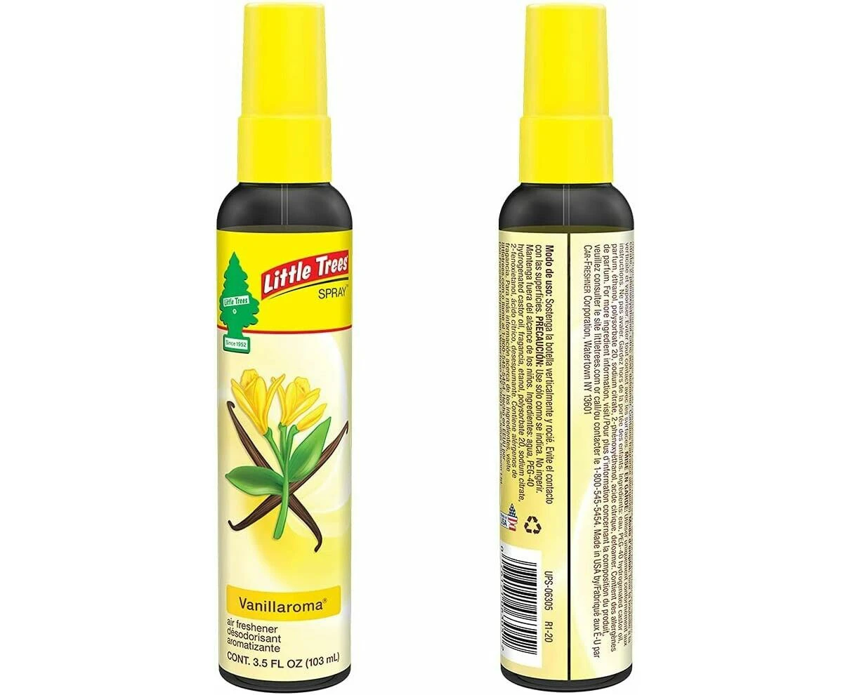 Little Trees Air Freshener Spray Vanillaroma 3.5 FL Oz