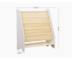 Bopeep Kids Bookshelf Bookcase Magazine Rack Wooden Organiser Shelf Children