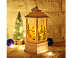 Christmas Battery Operated LED Light Table Lamp - Snowman White