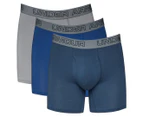 Under Armour Men's UA Charged Cotton 6" Boxerjocks 3-Pack - Tech Blue/Indigo/Steel