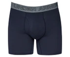 Under Armour Men's UA Charged Cotton 6" Boxerjocks 3-Pack - Artillery Green/Midnight Navy/Steel