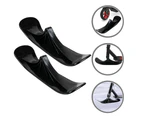 1 Pair of Snow Scooter Ski Sled Outdoor Skate Board Snow Scooter Sled Ski Attachment for Kids