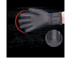 3mm Thick Warm Diving Gloves Anti-Wear Non Gloves Snorkeling Scratch Prevention Sunscreen Gloves - Size L (Black)