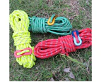 4PCS Outdoor Camping Guy Lines Windproof Reflective Canopy Tent Rope Cord for Hiking Backpacking (Yellow/Red/Green/Fluorescent Green)