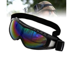 Outdoor Cycling Glasses Simple Skiing Sandproof Motorcycle Dust Proof Wind Goggles (Colorful)