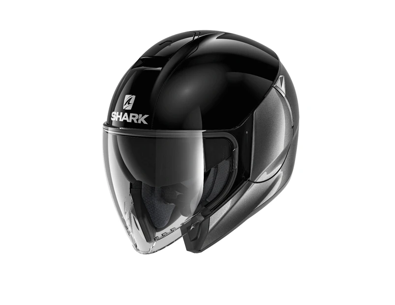 Shark Citycruiser Dual Motorcycle Helmet - Black/Anthracite