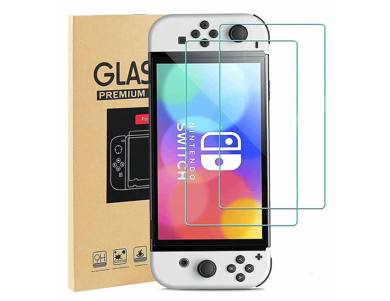 2x Tempered Glass Screen Protector For Nintendo Switch Switch Lite Switch OLED - Nintendo Switch OLED