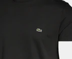 Lacoste Men's Short Sleeve Crew Neck Tee / T-Shirt / Tshirt - Black