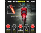 Bike Headlight and Rear Bike Light Set - USB Led Rechargeable Bike Lights Front and Back