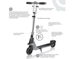 Globber Adult/Teen/Kids' ONE K 125 Scooter - Silver