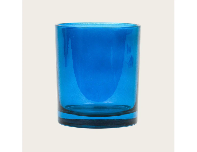 Beatriz Glass Candle Holder in Blue (Save 60%)